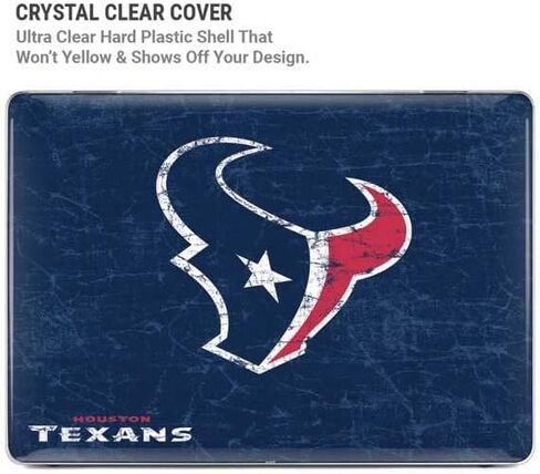 Skinit Case + Skin Compatible with MacBook Pro 16in (2021) - Officially Licensed NFL Houston Texans Distressed Design in Saudi Arabia