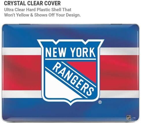 حافظة Skinit + غلاف متوافق مع جهاز MacBook Pro 16in (2021) - تصميم جيرسي NHL New York Rangers المرخص رسميًا in Saudi Arabia
