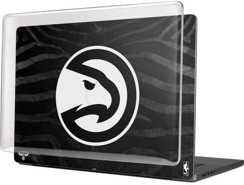 Skinit Case + Skin Compatible with MacBook Pro 16in (2021) - Officially Licensed NBA Atlanta Hawks Black Animal Print Design in Saudi Arabia