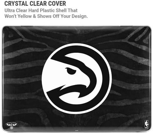 Skinit Case + Skin Compatible with MacBook Pro 16in (2021) - Officially Licensed NBA Atlanta Hawks Black Animal Print Design in Saudi Arabia