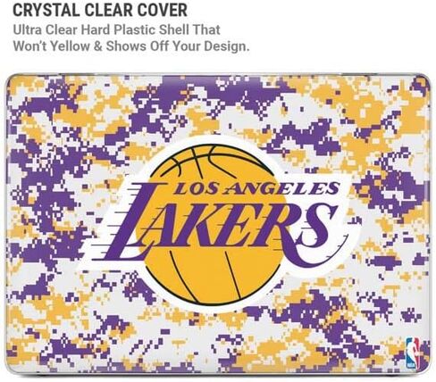 Skinit Case + Skin Compatible with MacBook Pro 16in (2021) - Officially Licensed NBA Los Angeles Lakers Digi Camo Design in Saudi Arabia