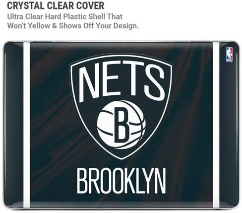 حافظة Skinit + غلاف متوافق مع جهاز MacBook Pro 16in (2021) - تصميم جيرسي NBA Brooklyn Nets مرخص رسميًا in Saudi Arabia