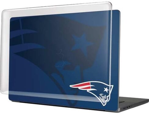 Skinit Case + Skin Compatible with MacBook Pro 16in (2021) - Officially Licensed NFL New England Patriots Double Vision Design in Saudi Arabia