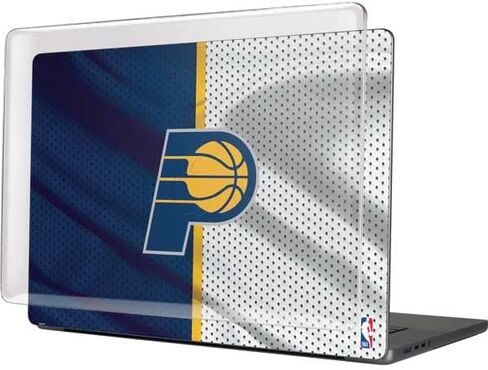 حافظة Skinit + غلاف متوافق مع جهاز MacBook Pro 16in (2021) - تصميم جيرسي مرخص رسميًا من NBA Indiana Pacers Away in Saudi Arabia