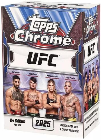 صندوق مكبر القيمة لبطاقة التداول من Topps 2025 Chrome UFC in Saudi Arabia