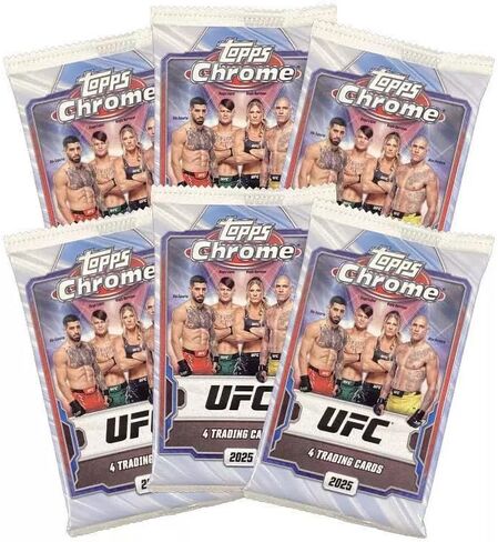 صندوق مكبر القيمة لبطاقة التداول من Topps 2025 Chrome UFC in Saudi Arabia