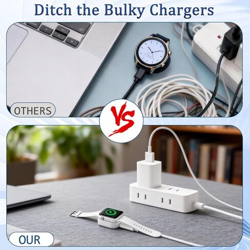 Type-C Charging Adapter fit for Fitbit Sense 1/2, Versa 3/4 Charger White in Saudi Arabia