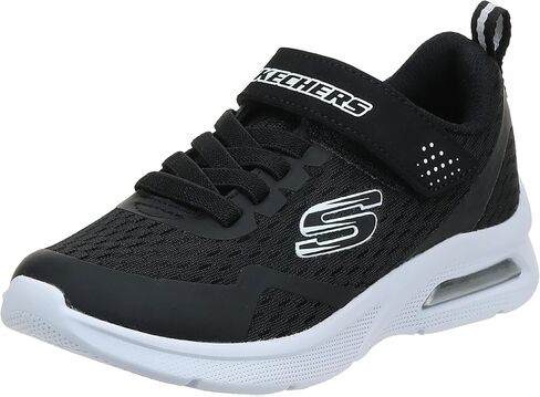 حذاء رياضي للأطفال من Skechers Microspec Max - Torvix، أسود، 3.5 طفل كبير in Saudi Arabia