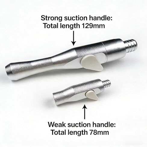 2pcs Universal Saliva Ejector Strong Weak Suction Dental Chair Tool Saliva Swivel Sucker Detachable Aluminum in Saudi Arabia