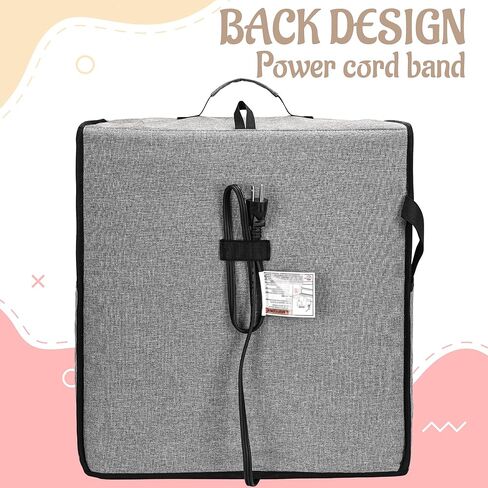 CROTIRAD Soft Serve Ice Cream Machine Dust Cover Compatible with Ninja Swirl, Easy Foldable Hanging Dust Cover for Ninja Swirl NC701, Quilted Gray in Saudi Arabia