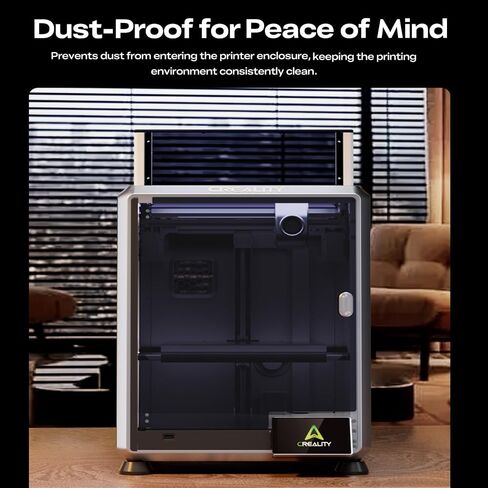 Creality Black Transparent K2 SE/ K1 SE Enclosure, Dustproof Cover Tent Constant Temperature Noise Reduce for K1 SE K2 SE 3D Printer Support ABS PETG Filament Printing in Saudi Arabia