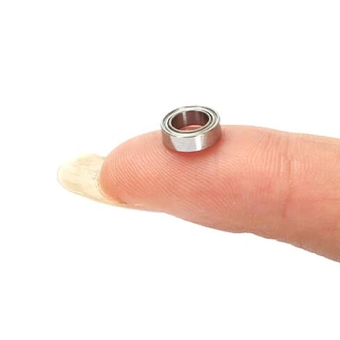 Mini Ball Bearings Set, Precision Engineered, 10 Pack, Compact Size (686 6x13x5mm ZZ) in Saudi Arabia