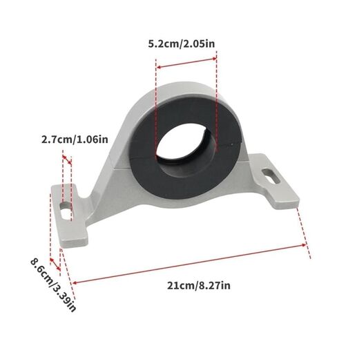 C4DD Precise Engineered Center Bearing Support Holder Stand for 52123980AD 53010735AB 52123974AG 521212 52123980AC 52123980AC(Black) in Saudi Arabia