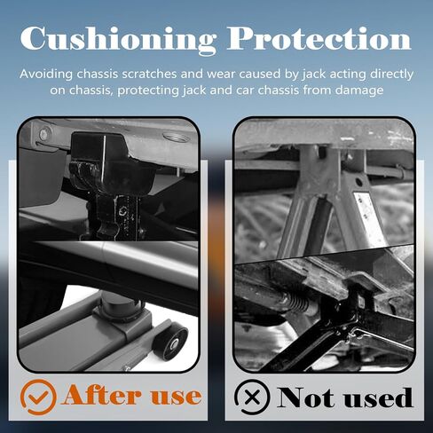 4PCS Pinch Weld Jack Pad Kit Rubber,Anti-Slip Heavy Duty Jack Stand Pads Fit 2-3 Ton Floor Jacks,Pinch Weld Jacks Adapter Car Accessories for Providing Cushioning Protection in Saudi Arabia