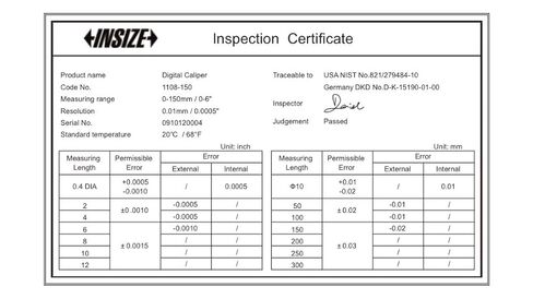 INSIZE 1130-150، فرجار إلكتروني لليد اليسرى، 0-6 بوصة in Saudi Arabia