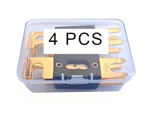 ANL Fuse 275A, 275 A, Gold Plated, ANL Fuse Holder, 32 VDC ANL Blade Suitable for Car Radio and Audio Video System (4 pcs) in Saudi Arabia