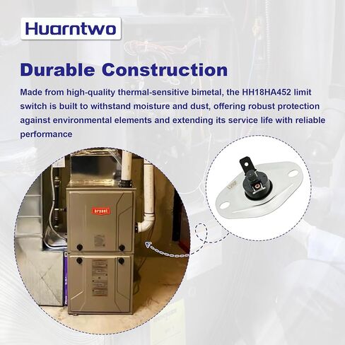مفتاح تشغيل لهب الفرن HH18HA452 متوافق مع أنظمة HVAC للناقل، وبراينت، وباين - مفتاح حد درجة الحرارة العالية (L250) لإصلاح الفرن in Kuwait