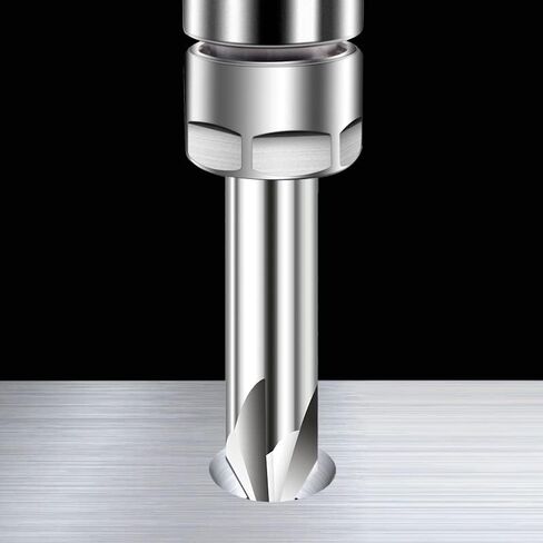 4 Flutes Chamfer End Mill 6.35mm Shank 90 Degree Tungsten Carbide V Groove Router Bit Professional CNC in Saudi Arabia