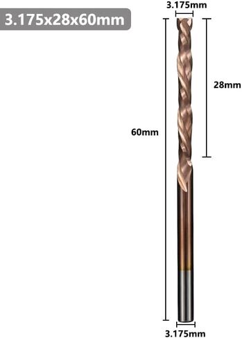 1pcs 2 Flutes Carbide CNC End Mill Up Down Cutter 3.175/4 /5/6 /8 /10mm Shank Router Bit TiCN Coated Compression Milling in Saudi Arabia