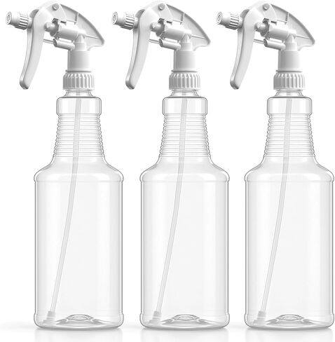 Bar5F Professional Spray Bottles, 32oz, 3-Pack, Chemical Resistant, Adjustable Nozzle, 20ft Reach in Saudi Arabia
