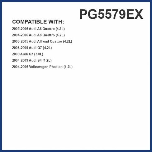 Premium Guard PG5579EX EXtended Performance Oil Filter | Fits 2009-04 Audi S4, 2006-05 A6 Quattro, 2006-04 A8 Quattro, 2009-08 Q7, 2005-03 Allroad Quattro, 2006-04 Volkswagen Phaeton in Saudi Arabia