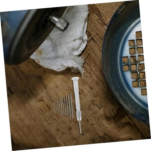 1set Hand Drill Tool Micro Drill Bits for Precision Jewelry Making Lightweight Manual Pin Vise for Diy Crafts and Model Drilling in Saudi Arabia