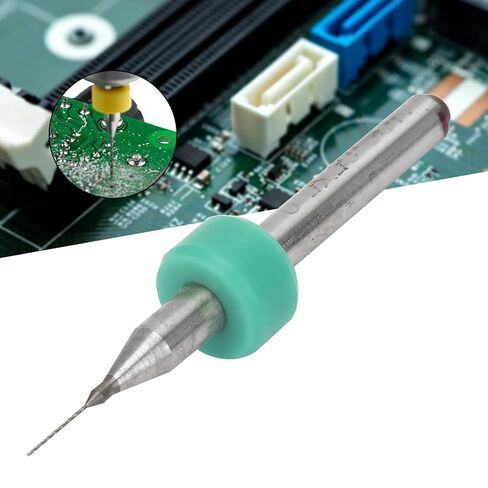 مجموعة لقم الثقب الصغيرة، لقم الثقب من الكربيد لنقش PCB CNC، 10 قطع (0.25 مم) (0.25 مم) in Saudi Arabia
