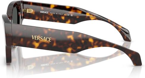Versace Woman Sunglasses Dark Havana Frame, Dark Grey Lenses, 53MM in Saudi Arabia
