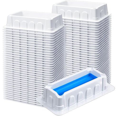 Didaey 100 Pcs 10ml Reagent Reservoir, V-Bottom Sterile Pipette Reservoir, Individually Wrapped, Compatible with Single & Multi-Channel Pipettes for Lab in Saudi Arabia