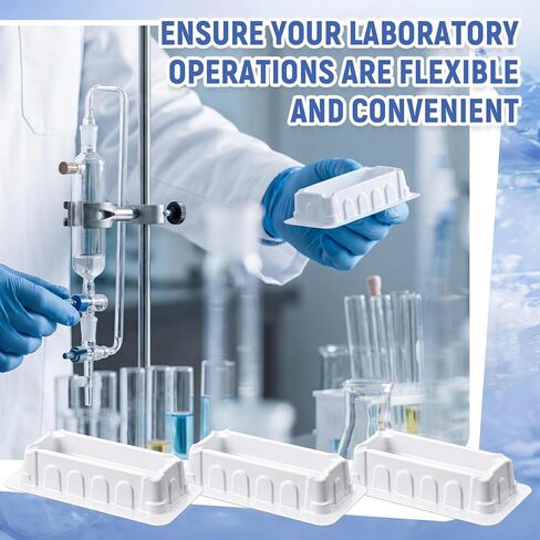 Didaey 100 Pcs 10ml Reagent Reservoir, V-Bottom Sterile Pipette Reservoir, Individually Wrapped, Compatible with Single & Multi-Channel Pipettes for Lab in Saudi Arabia