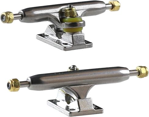 NOAHWOOD 34mm Fingerboard Trucks with Inverted Kingpin, Professional Metal Single Axle for Finger Skateboard, High Performance Tuning Kit with Lock Nuts and Tool DIY Sliver Noah Truck ii in Saudi Arabia