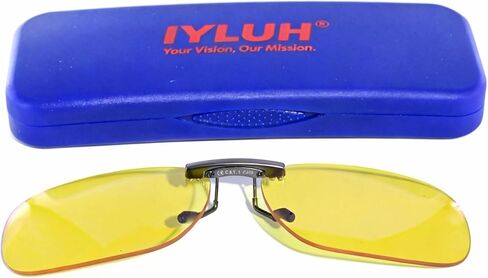 Blue Light Blocking Tinted Glasses - Unisex style- Anti Eye Strain Protection - Computer Screens Gaming Sleeping in Saudi Arabia