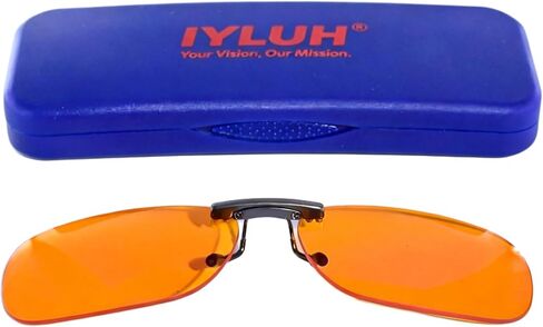 Blue Light Blocking Tinted Glasses - Unisex style- Anti Eye Strain Protection - Computer Screens Gaming Sleeping in Saudi Arabia