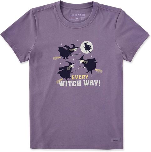 Life is Good. Women's Every Witch Way Short Sleeve Crusher Tee in Saudi Arabia