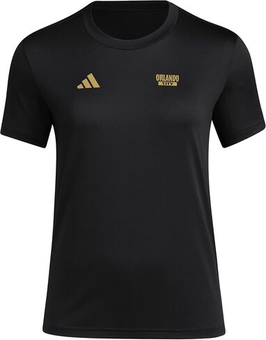 تي شيرت Orlando City Sc Local Warp Pre-Game للسيدات من Adidas بأكمام قصيرة in Saudi Arabia