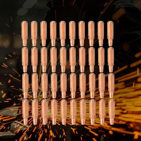 40PK Contact Tips 206187 .040" - .035AL for Miller Spool Spoolmatic 15A 30A Pro Spool gun & XR Series & Roughneck C-Series Welding Gun Consumables in Saudi Arabia