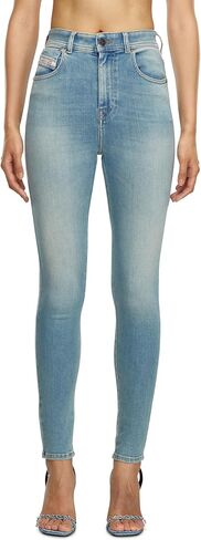 Diesel 1984 SLANDY-HIGH 069EF Super Skinny Jeans Jeans Woman Black in Saudi Arabia
