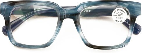 Large Oversized Progressive Clear Bifocal Reading glasses - No Line or Bubble - Zero Power on Top Reader in Saudi Arabia