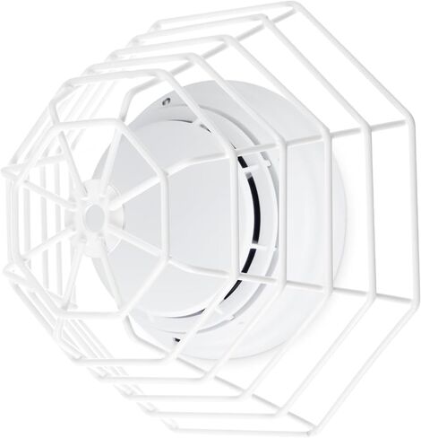 Blulu 2 Pcs Octagonal Smoke Detector Guard Bell Damage Stopper Protective Coated Wire Guard, 8.25 Inch Diameter, 2.75 Inch Depth, for Smoke Detector Damage Stopper in The Gym and Home in Saudi Arabia