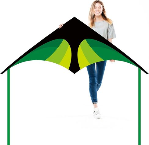 JEKOSEN 55" Delta Kite Large Kites for Kids and Adults Beginners Easy to Fly Single Line String for Beach Trip Park Outdoor Activities Blue in Saudi Arabia