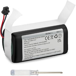 REYTRIC 3200mAh بديل لبطارية Eufy g32 pro RoboVac 11 11C 11S MAX 12 15C 15CMAX 15T 15MAX 25C 30C 30 35C G30 G32PRO G10 & Hybrid Ecovacs Deebot N79S N79 N79W DN622 601 500 in Kuwait