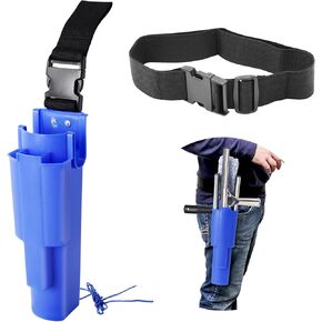 Window Cleaning Side Bucket On a Belt Holster Holds 3 Squeegees and a Washer in Saudi Arabia