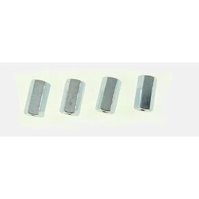 4 Pack 8-32 X 5/8" Long Hex Coupling Nut with Zinc Plate 547600 in Saudi Arabia