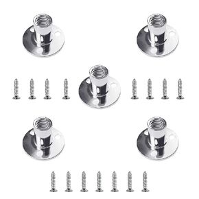 M12 Carbon Steel t Nuts for Furniture Hardware Connection Parts with Phillips Tapping Screws 12 PCS in Saudi Arabia
