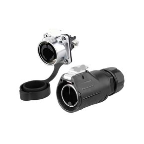 LP28 2-pin Waterproof 50A AC500V 6AWG Male Female Circular Cable Connector(LP-28 2pin Socket) in Saudi Arabia