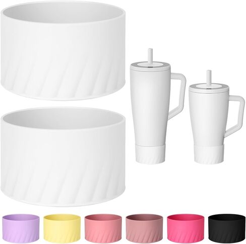 Roliwils 2 Pack Silicone Cup Boot for Brumate Era, Anti-Slip Dent Protection Boot | Cup Accessories | Protective Bottle Sleeve for Daily & Outdoor Use in Saudi Arabia
