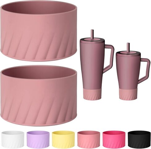 Roliwils 2 Pack Silicone Cup Boot for Brumate Era, Anti-Slip Dent Protection Boot | Cup Accessories | Protective Bottle Sleeve for Daily & Outdoor Use in Saudi Arabia