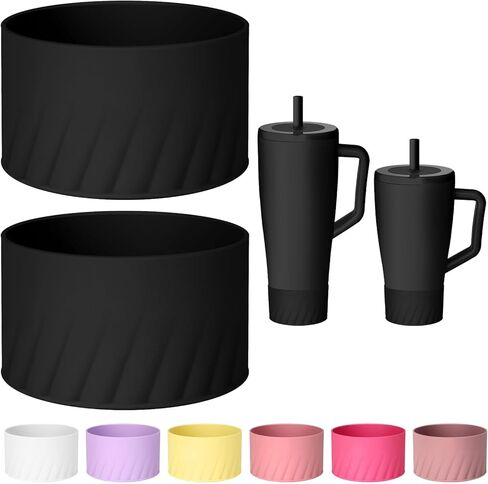 Roliwils 2 Pack Silicone Cup Boot for Brumate Era, Anti-Slip Dent Protection Boot | Cup Accessories | Protective Bottle Sleeve for Daily & Outdoor Use in Saudi Arabia