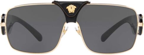 Versace SQUARED BAROQUE VE2207Q Sunglasses 1002/3-38 -, Brown VE2207Q-1002-3-38 in Saudi Arabia