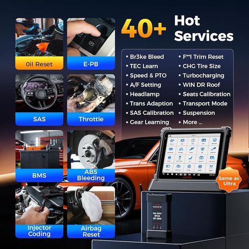الماسح الضوئي Autel MaxiCom Ultra Lite: تحديث مجاني لمدة عامين، ترقية جديدة لعام 2025 لـ MS919/Elite II Pro/MS909، مثل MaxiSys Ultra، إصلاح Motor TruSpeed، رسم الخرائط الطوبولوجية، البرمجة والترميز، أكثر من 40 خدمة in Kuwait